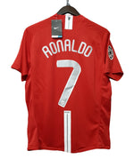 Cristiano Ronaldo #7 Manchester United 2008 Jersey UCL Final Home Shirt