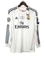 Cristiano Ronaldo 7 jeresy Real Madrid 2014/15 Long Sleeve UCL Final Home Jersey