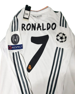 Cristiano Ronaldo 7 jeresy Real Madrid 2014/15 Long Sleeve UCL Final Home Jersey