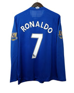 Cristiano Ronaldo#7 Jersey Away Manchester United 2007/2008 Long Sleeve