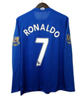 Cristiano Ronaldo#7 Jersey Away Manchester United 2007/2008 Long Sleeve