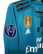 Ronaldo Jersey #7 Real Madrid Champions League 2017/2018 Jersey Long Sleeve